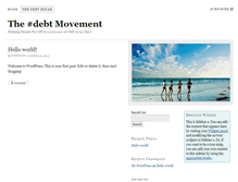 Tablet Screenshot of debtmovement.com